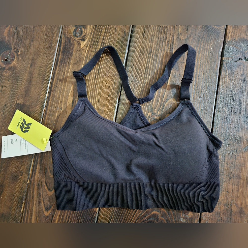 All in Motion black sports bra